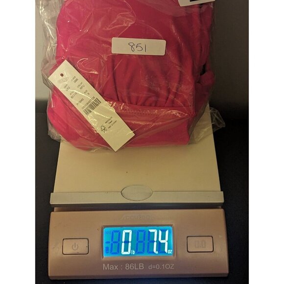 J. Crew Long-Torso Ruched V-Neck One Piece Swim Radiant Fuchsia Pink Size 6 (851 - Picture 5 of 5